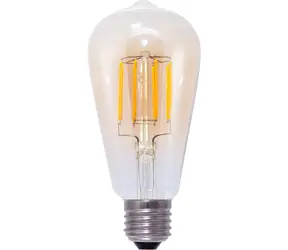 SEGULA LED Rustika zlatá / Žiarovka / E27 / 5W / 1900K / stmievateľné