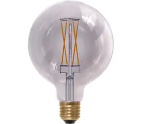 SEGULA LED Globe 125 Smokey šedá / E27 / Žiarovka / 5W / 220lm / 1900K / stmievateľné