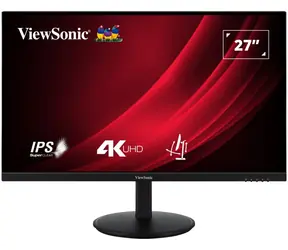 27" ViewSonic VG2708-4K čierna / Monitor / IPS / 4K UHD / 60 Hz / 4ms / HDMI + DP + USB-C / Pivot / VESA