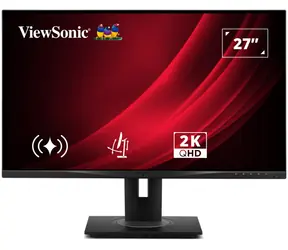 27" ViewSonic VG2748A-2K čierna / Monitor / IPS / QHD 2560x1440 / 100Hz / 5ms / HDMI / DP / VGA / Pivot / VESA / Repro