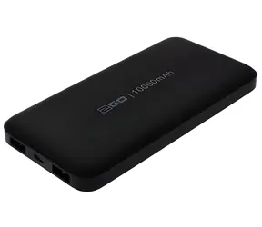 2GO 795944 10 000 mAh čierna / Powerbanka / 2x USB-A / vr. kábla Micro-USB
