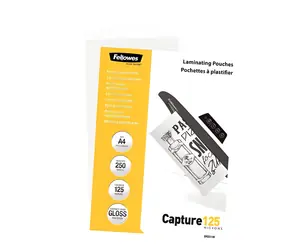 Fellowes Capture A4 / Laminovacie fólie / 125 mic / lesklá / 250 ks