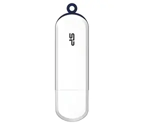 Silicon Power Blaze B32 128GB biela / Flash disk / USB 3.2 Gen 1 / 5 Gbit/s / Hardwarové AES 256-bit šifrovanie