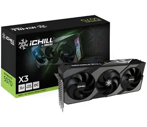 Inno3D RTX 5070 iChill X3 12GB / Grafická karta / 2572 MHz / 12GB GDDR7 / 192 bit / 1x HDMI + 3x DP / 700W (8+8)