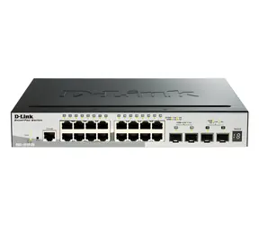D-Link DGS-1510-52XMP / Switch / 48x Gigabit PoE+ / 4X SFP+ 10G / L3 Managed / stohovateľný / 370W PoE