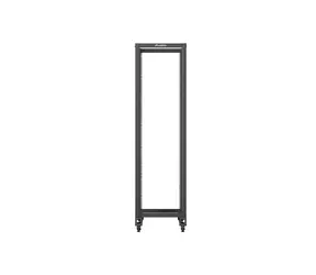 Lanberg Open Rack 42U čierna / Stojanový rozvádzač / 19" / Šírka 600 mm / Hĺbka 1000 mm / nosnosť 600 kg