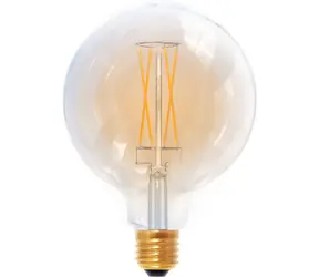 SEGULA LED Globe 125 zlatá / E27 / Žiarovka / 5W / 340lm / 1900K / stmievateľné
