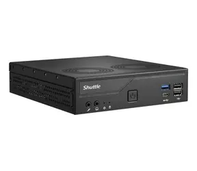 Shuttle XPC slim Barebone DH610V2 čierna / Mini-PC / Bez CPU (LGA1700) / 2x SO-DIMM DDR5 max. 96 GB / M.2 NVMe / 2x LAN