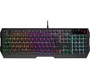 A4Tech Bloody B140N čierna / Herná klávesnica / membránové spínače / N-Key Rollover / podsvietená / USB / 1.8 m