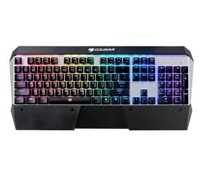 COUGAR Attack X3 RGB / Herná klávesnica / Cherry MX Red / RGB podsvietenie / N-Key Rollover / drôtová USB / EN layout