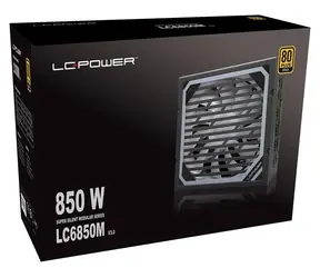 LC-Power LC6850M V3.0 / Zdroj / ATX 3.0 / 850W / 80 PLUS Gold / 135mm / Modulárny