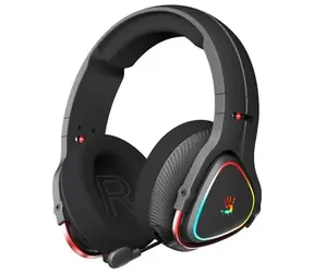 A4Tech Bloody MR710 čierna / Herné slúchadlá s mikrofónom / 2.4 GHz / Bluetooth 5.3 / 3.5mm jack / Mikrofón výsuvný / RGB