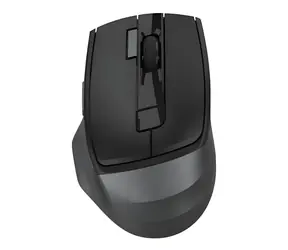 A4Tech FStyler FB45CS Air2 čierna / Bezdrôtová tichá kancelárska myš / 2000 DPI / Bluetooth / 2.4 GHz / 7 tlačidiel