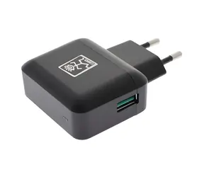 2GO 795839 čierna / Sieťová nabíjačka / 18W / 3 A / 1x USB-A / QC 3.0