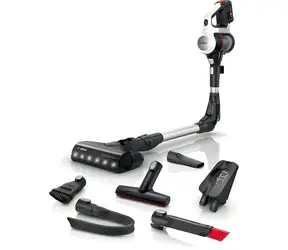 BOSCH BCS711XXL biela / Aku tyčový vysávač / 18V / 0.3l / prevádzka až 40 min