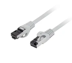 Lanberg CAT8.1 S/FTP 1,5m šedá / Patch kábel / RJ-45 / LSZH / 40 Gbit / s / Fluke