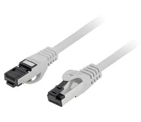 Lanberg CAT8.1 S/FTP 0,25m šedá / Patch kábel / LSZH / RJ-45
