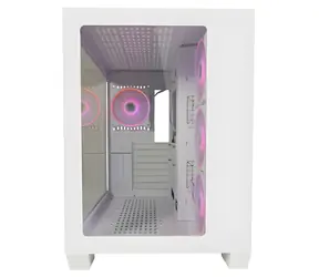 LC-Power Gaming 807W-ON Stormwatch_X biela / Skriňa / Midi Tower / ATX / temperované sklo / RGB