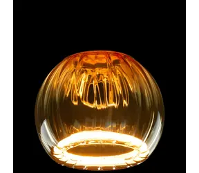 SEGULA LED Floating Globe 80 Straight zlatá / Žiarovka / E27 / 4W(24W) / 240 lm / 2200K / stmievateľná