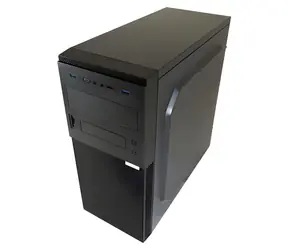 LC-Power 7041B-ON čierna / Skriňa PC / Midi Tower / ATX, mATX, Mini-ITX / USB 3.2 Gen1