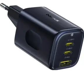 Baseus PicoGo AE11 čierna / Rýchlonabíjačka / 67W / 2× USB-C / 1× USB-A