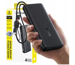 Baseus EnerFill FC41 20000 mAh čierna / Powerbanka / 100W / USB-C