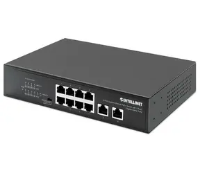 Intellinet Switch 8x Gigabit PoE+ 120W / 8- Port / 1000 Mbps / 2x RJ45 Uplink