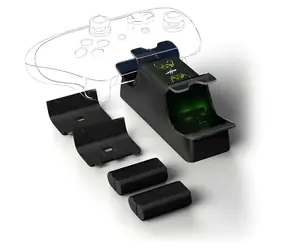 uRage Charging Station / Nabíjacia stanica pre ovládač Xbox Series X/S / 2 ovládače / NiMH 2× 1 100 mAh