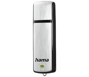 HAMA Fancy FlashPen čierna/strieborná / Flash disk / 128 GB / USB 2.0 / 15 MB/s