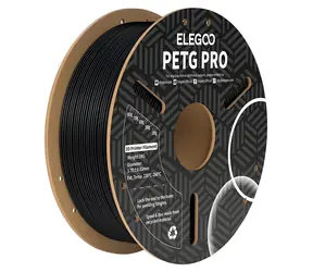 Elegoo PETG Pre čierna / struna pre 3D tlačiareň / PETG / 1.75mm / 1kg