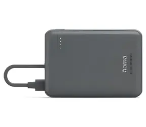 HAMA Power Pack Travel antracit / Powerbanka / 10000 mAh / 2x USB-C / 3A