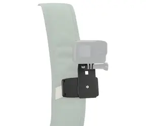 HAMA / Svorkový držiak na akčnú kameru / 360° otáčanie / GoPro kompatibilný / klip na batoh