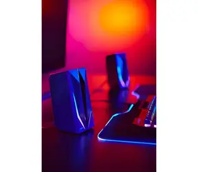 uRage BLAST-R200 čierna / Herné reproduktory / 2.0 / RGB / USB