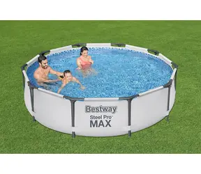 Bestway Bazén rodinný 366 x 76 cm / s oceľovým rámom / s filtráciou / okrúhly