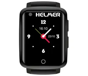 HELMER LK 716 / Seniorské hodinky s GPS lokátorom / dotykový displej / snímač srdcového tepu / nano SIM / IP67 / 4G