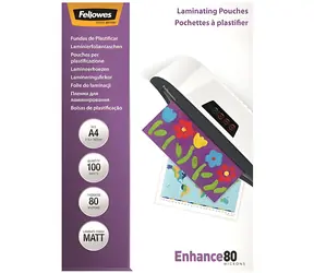 Fellowes A4 80 mic matná / Laminovacia fólia / 100 ks