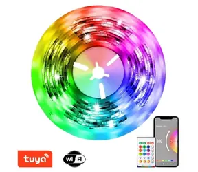 Immax NEO LITE SMART LED pásik 10m / 48W / RGB + CCT / 2700-6500 K / Wi-Fi / IP65 / TUYA