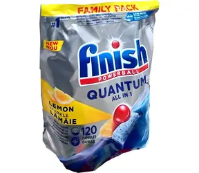 FINISH Quantum 120 ks Lemon / Tablety do umývačky