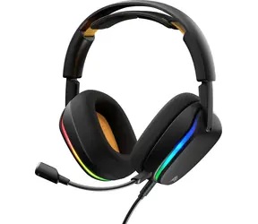 Glorious GHS Eternal RGB čierna / Herné slúchadlá / USB-C / over-ear / stereo