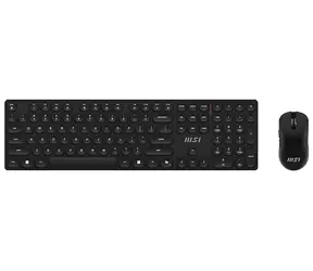 MSI FORGE K210 čierna / Bezdrôtová sada klávesnice a myši / bezdrôtová / dobíjacia / USB / CZ+SK layout
