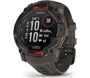 Garmin Instinct 3 Solar 50mm čierna / Chytré hodinky / GPS / BT / 10 ATM / solárne dobíjanie