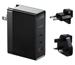 Baseus GaN Fast Charger / Rýchlonabíjačka / 100 W / EU + US + UK