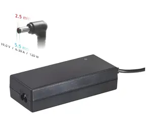 Akyga / Nabíjačka na notebook / 19V / 6,3 A / 120W / konektor 5,5 x2, 5 mm