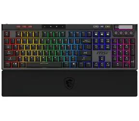 MSI STRIKE PRE Wireless Silent / Herná klávesnica / mechanická / bezdrôtová 2,4GHz+BT / RGB / CZ+SK layout