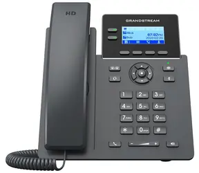 Grandstream GRP2602P / VoIP telefón / 2,21 "grafický LCD / 4X SIP / 2x LAN / PoE / GDMS