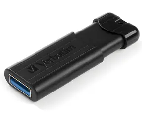 Verbatim PinStripe 64GB čierna / Flash disk / kompatibilita s Mac
