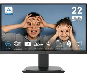 21.4" MSI PRE MP223 E2 čierna / Monitor / VA / FullHD / 16:9 / 100Hz / HDMI+DP