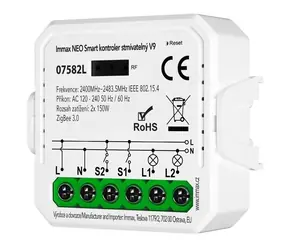Immax NEO SMART kontrolér stmievateľný V9 2-tlačítkový / Stmievač / Zigbee 3.0 / TUYA