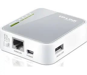 TP-LINK TL-MR3020 / Router / Prenosný / Wi-Fi 4 (802.11n) / 300 Mbit/s / USB 2.0
