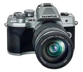 Olympus E-M10 Mark IV strieborná/čierna / Systémový fotoaparát / 20,3 Mpix / Live MOS / 3 "LCD / Kit 14-150 mm